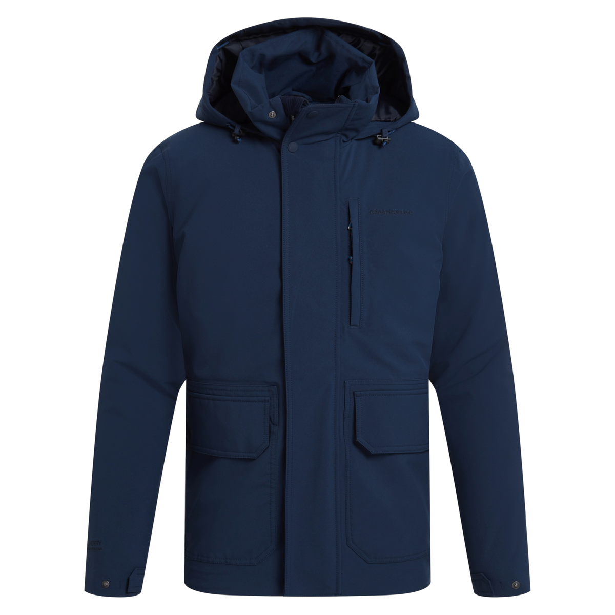 Craghoppers Men's National Trust Padley II Waterproof Insulated Jacket (Blue Navy)
