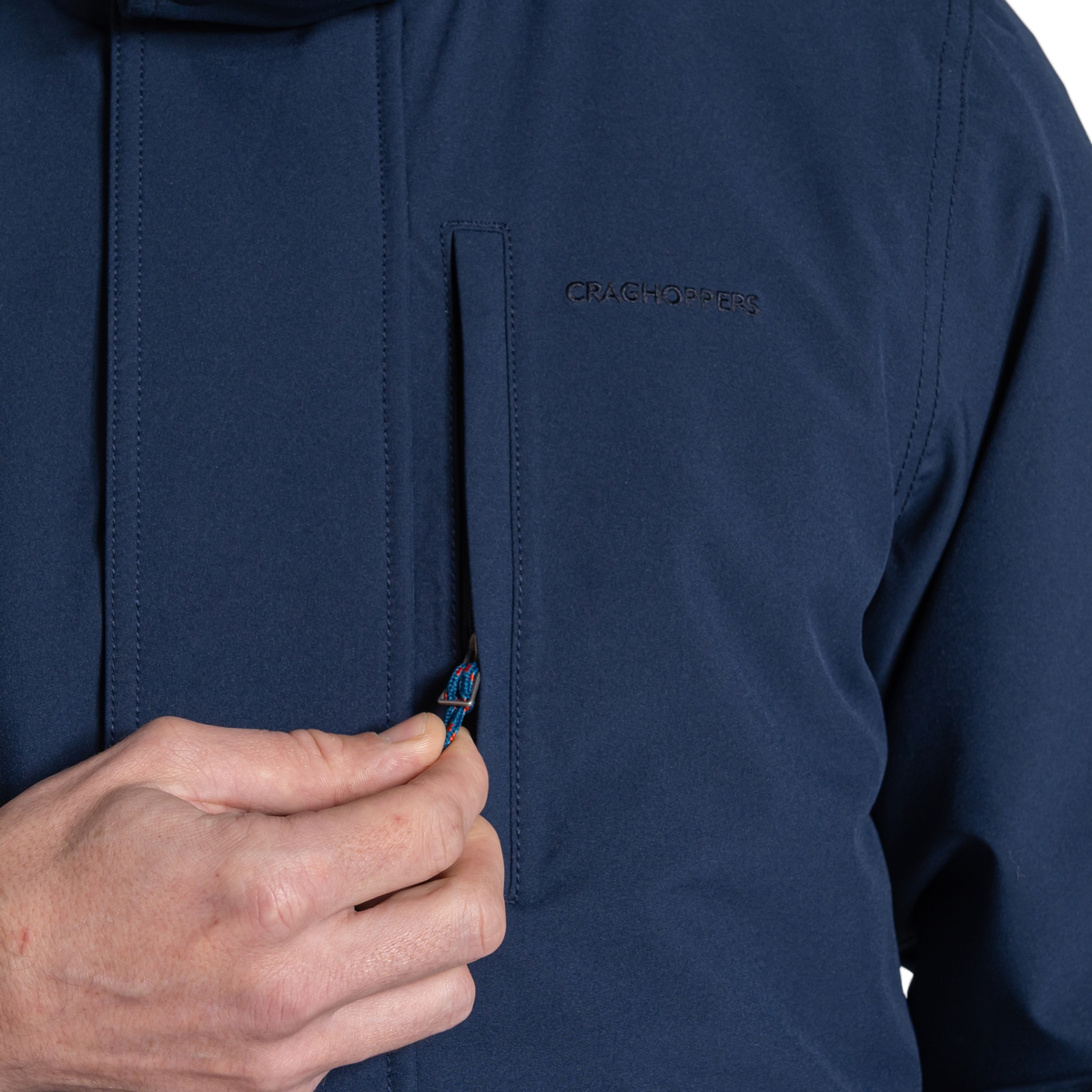 Craghoppers Men's National Trust Padley II Waterproof Insulated Jacket (Blue Navy)