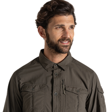 Load image into Gallery viewer, Craghoppers Men's Nosilife Adventure III UPF50 Long Sleeve Shirt (Woodland Green)
