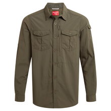 Load image into Gallery viewer, Craghoppers Men's Nosilife Adventure III UPF50 Long Sleeve Shirt (Woodland Green)
