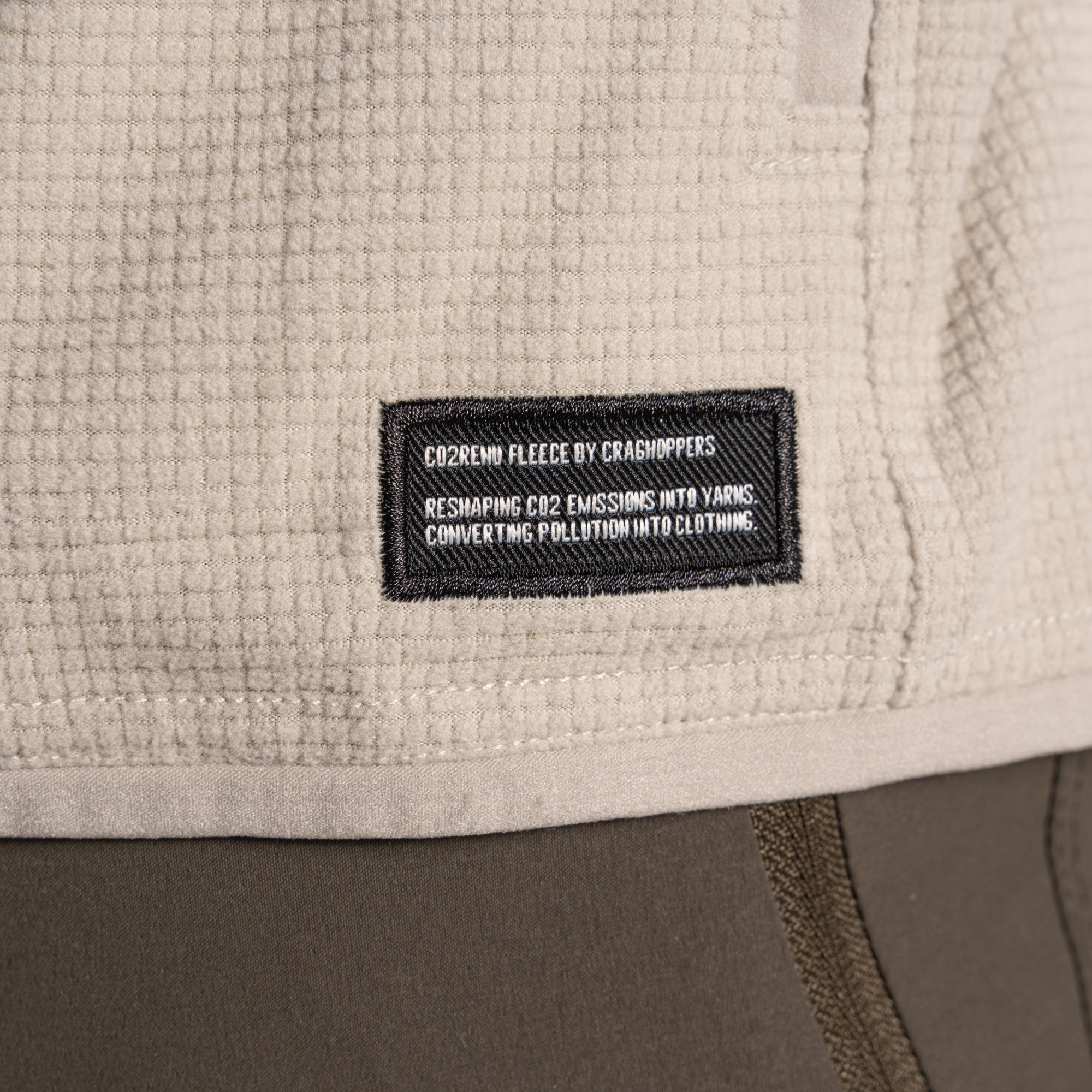 Craghoppers Men's Nosilife Spry II UPF50 Full Zip Fleece (Parchment)