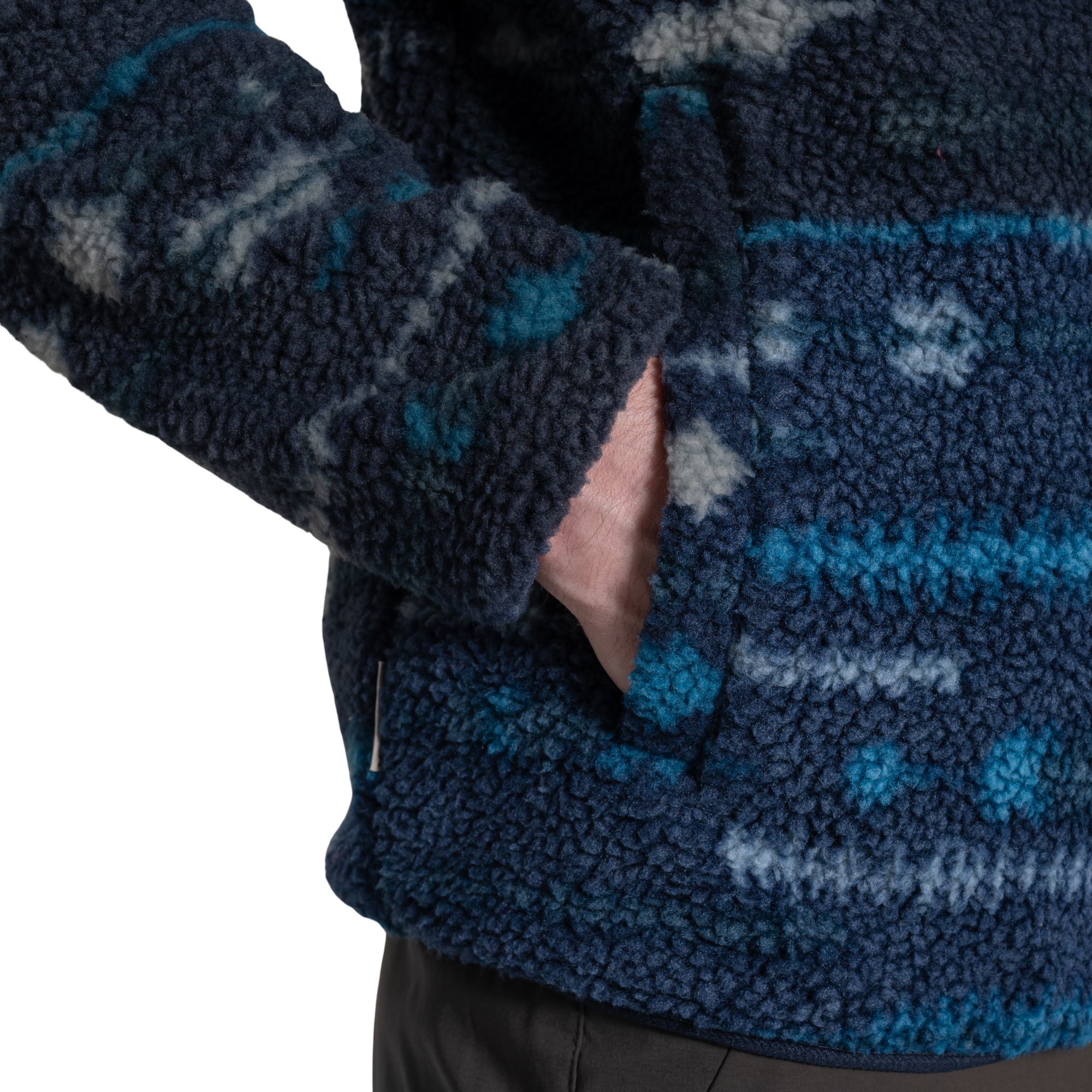 Craghoppers Men’s Rawthey National Trust Half Zip Fleece Top (Blue Navy)