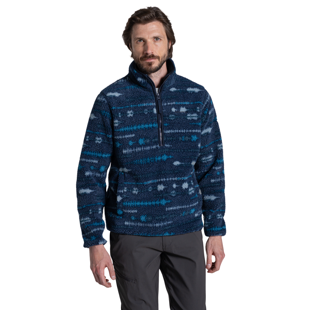 Craghoppers Men’s Rawthey National Trust Half Zip Fleece Top (Blue Navy)