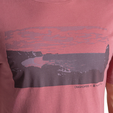 Load image into Gallery viewer, Craghoppers Men's Sabden National Trust Organic Cotton Short Sleeve T-Shirt (Atlas Red)
