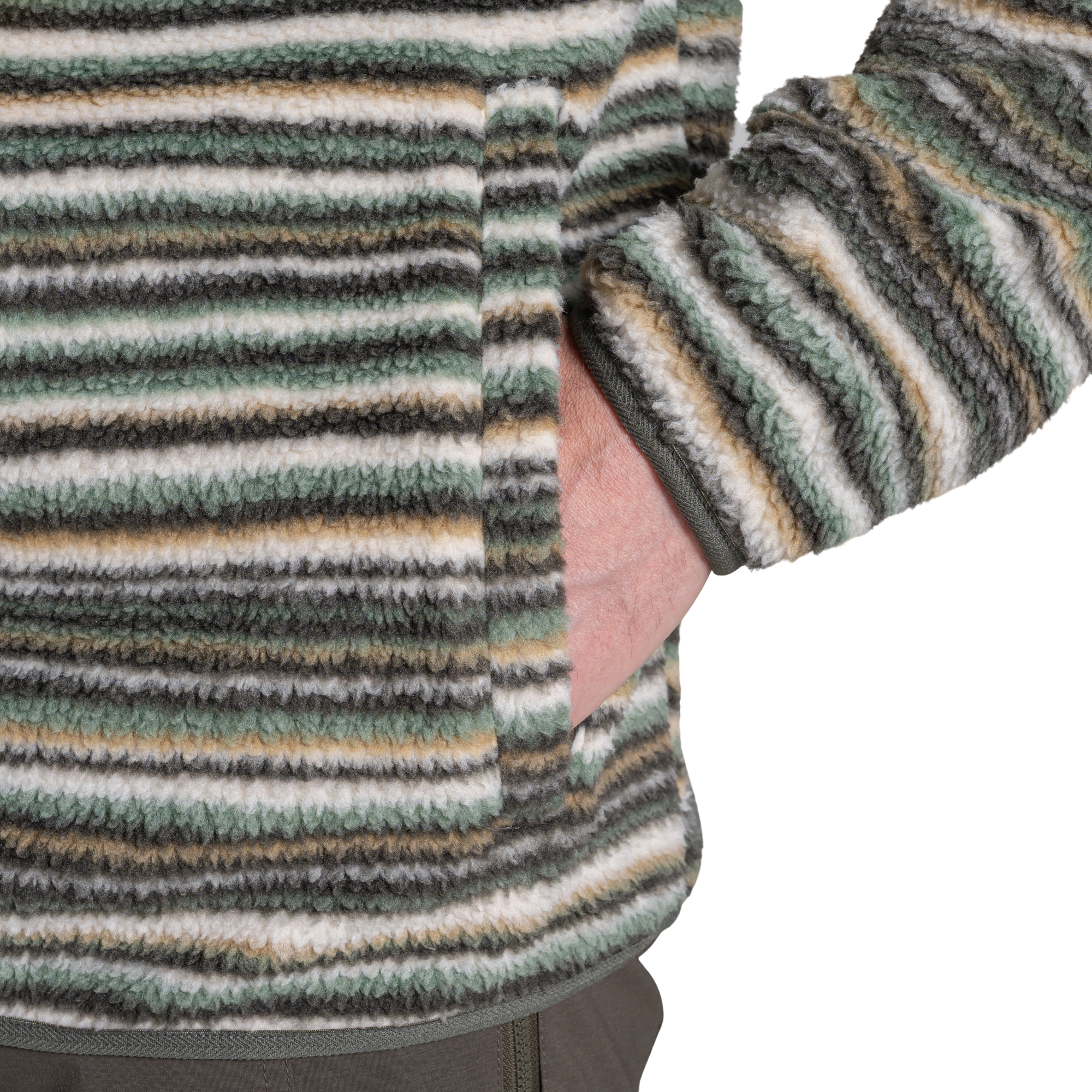 Craghoppers Men's Tatton Half Zip Fleece Top (Woodland Green Print)