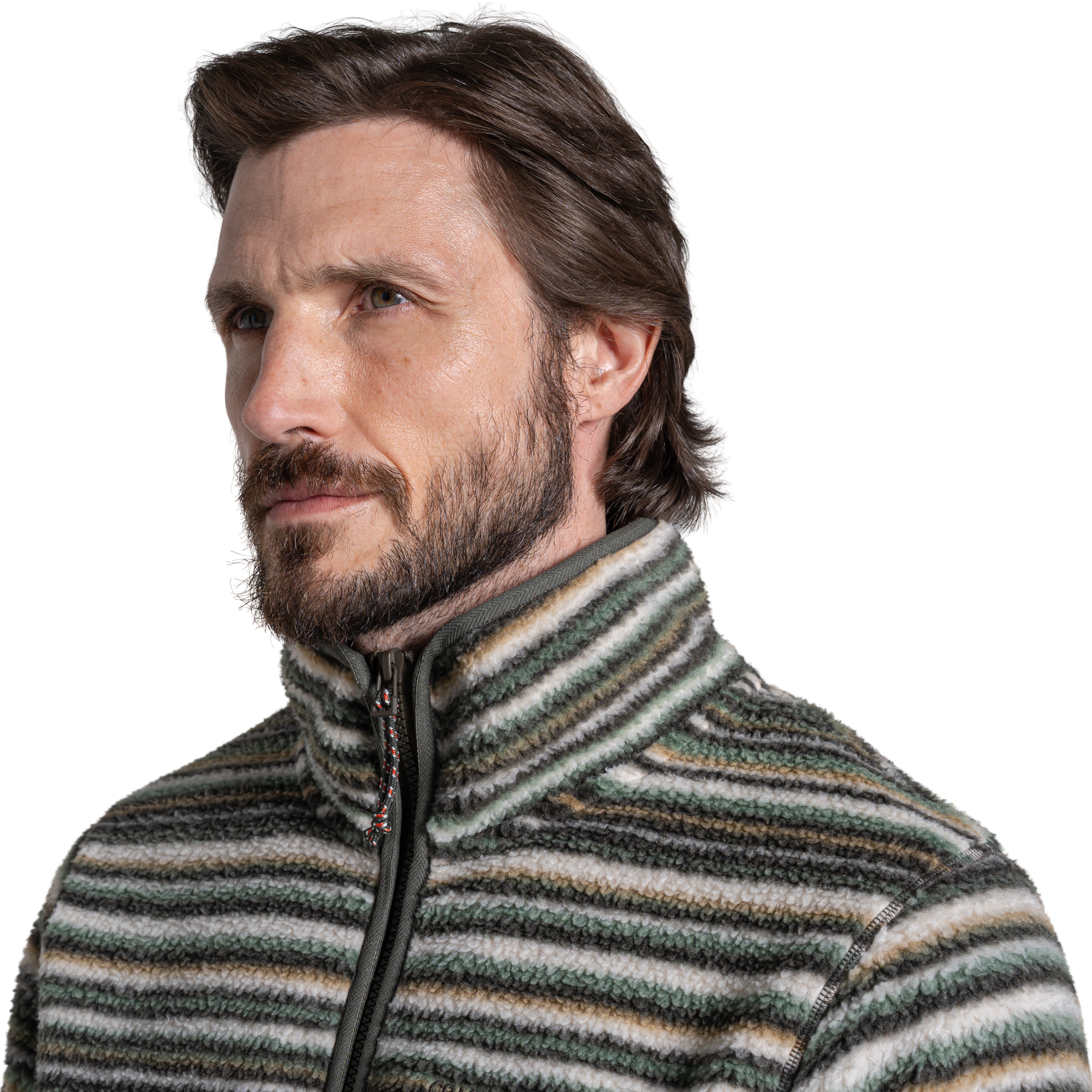 Craghoppers Men's Tatton Half Zip Fleece Top (Woodland Green Print)