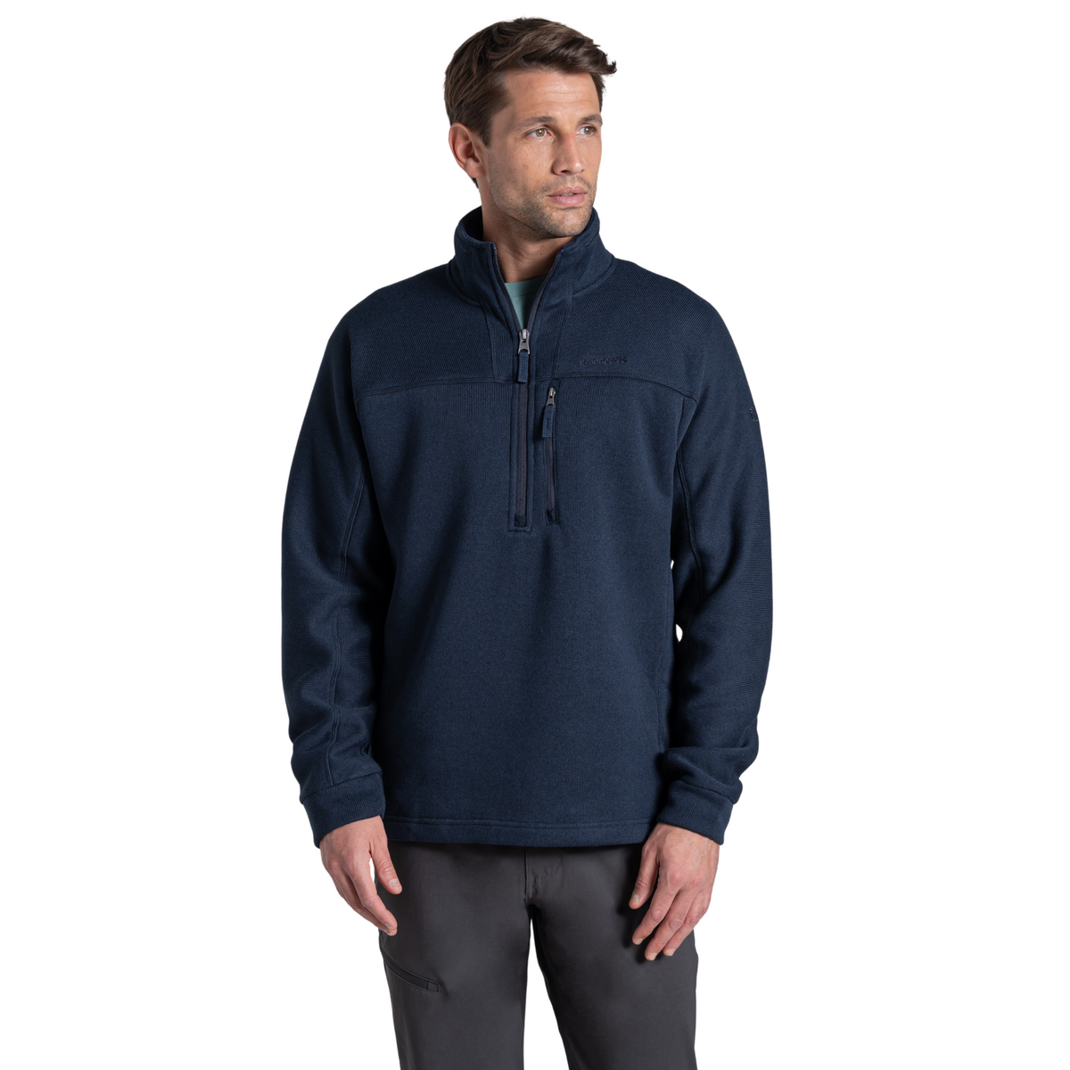 Craghoppers Men's Torney III Half Zip Fleece Top (Blue Navy)