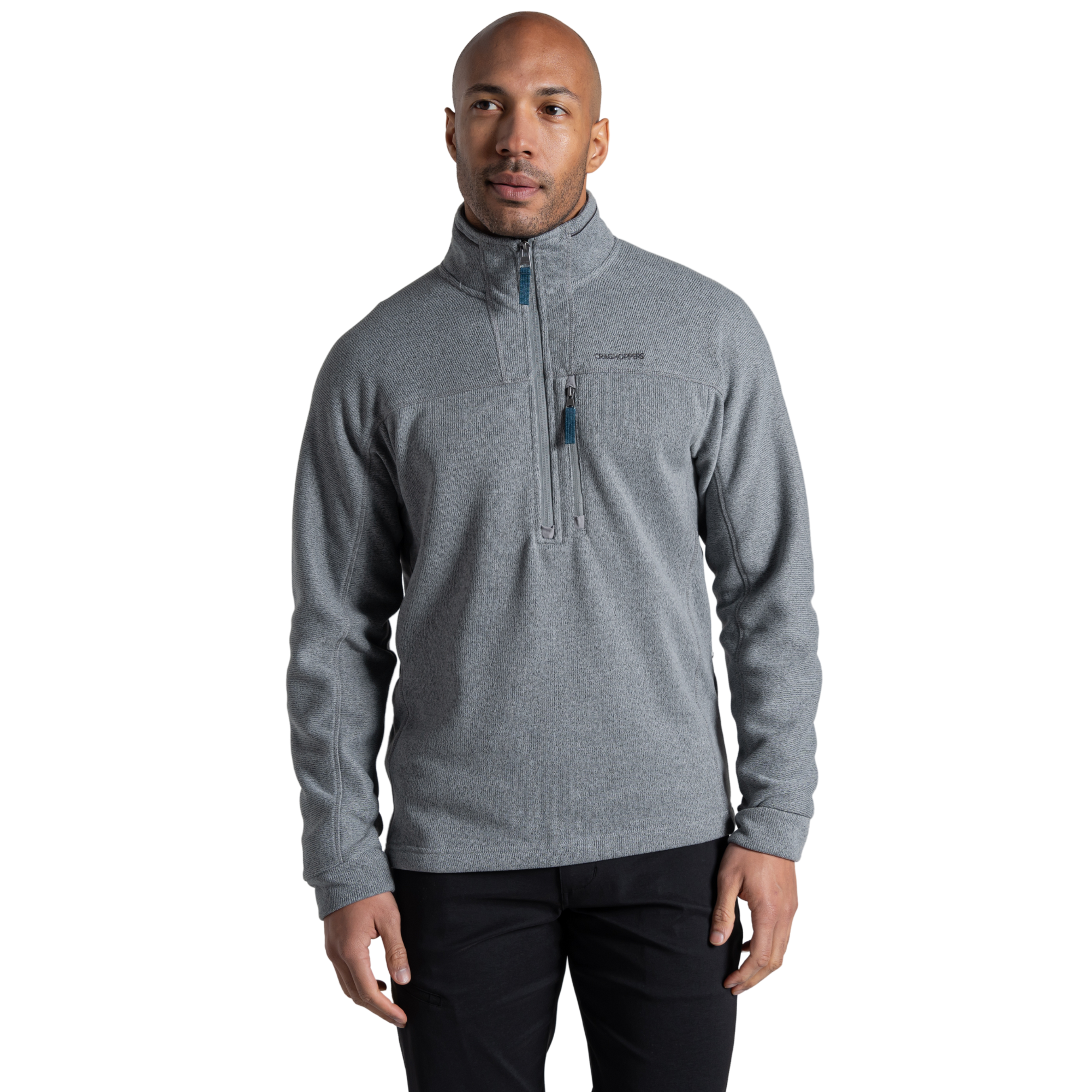 Craghoppers Men's Torney III Half Zip Fleece Top Cloud Grey 2AM CMA1431