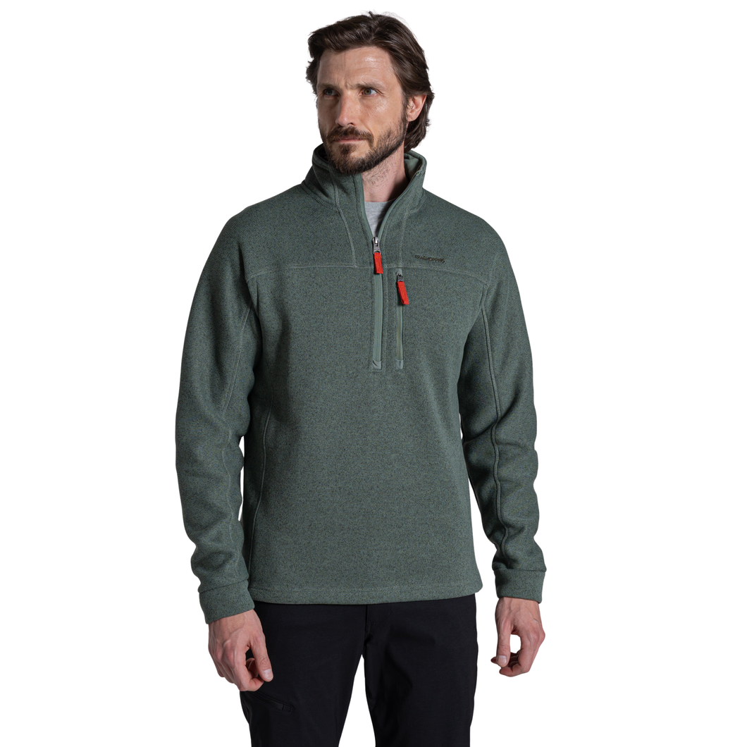 Craghoppers Men's Torney III Half Zip Fleece Top (Laurel Green)