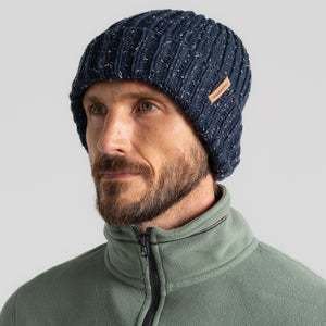 Craghoppers Unisex Riber II Beanie Hat (Blue Navy)