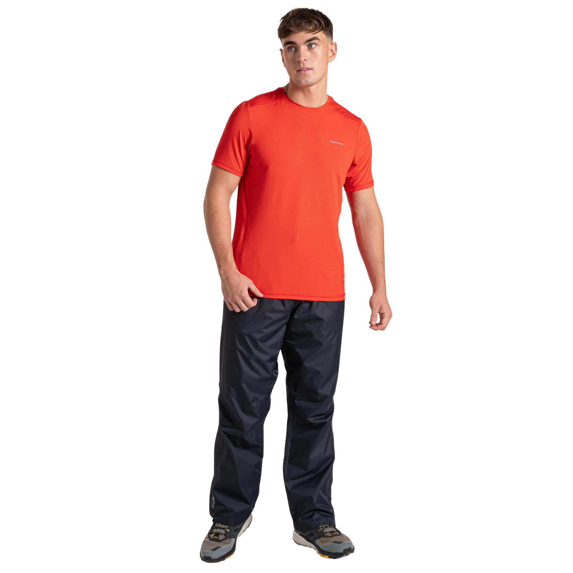 Craghoppers Unisex Ascent II Waterproof Overtrousers (Black)