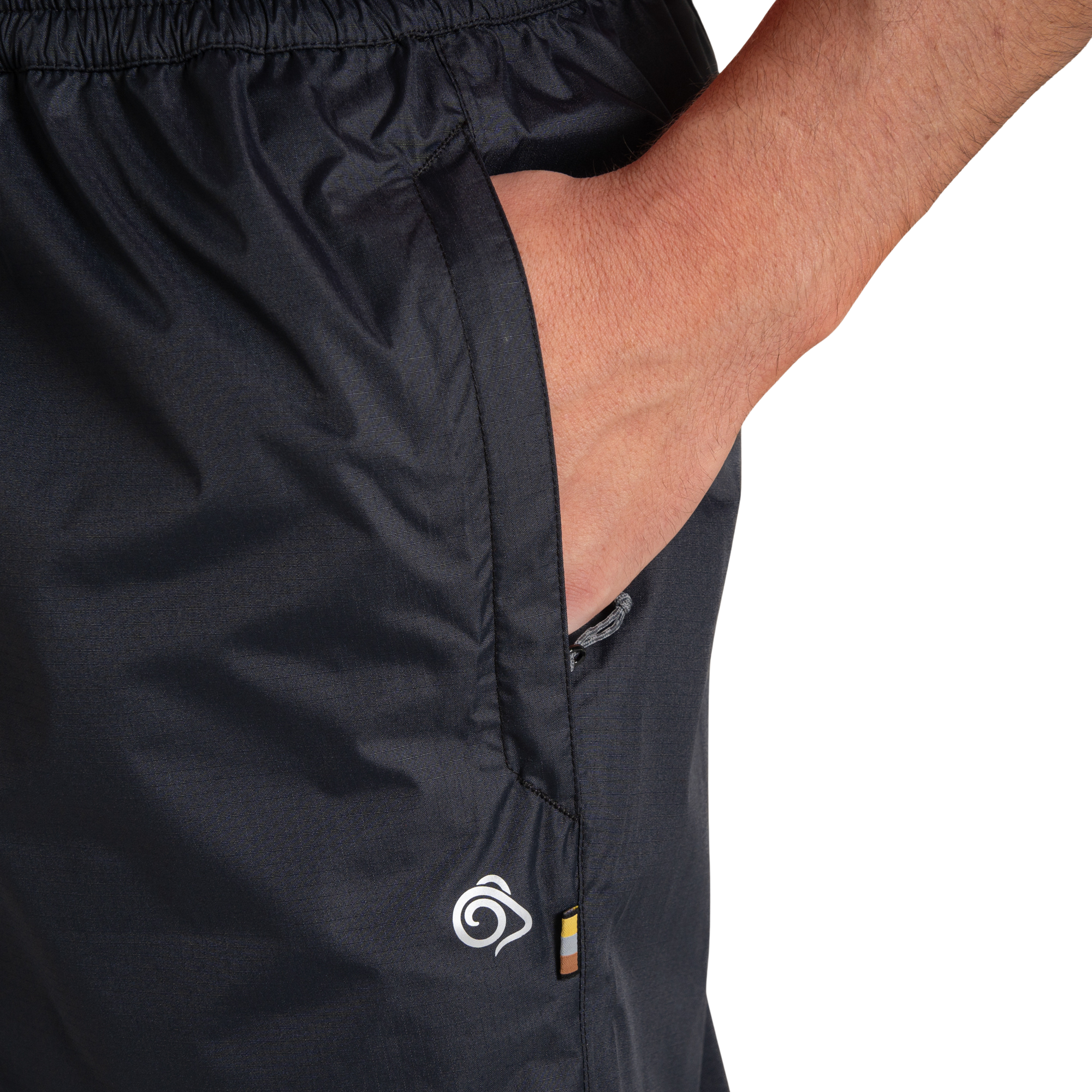 Craghoppers Unisex Ascent II Waterproof Overtrousers (Black)