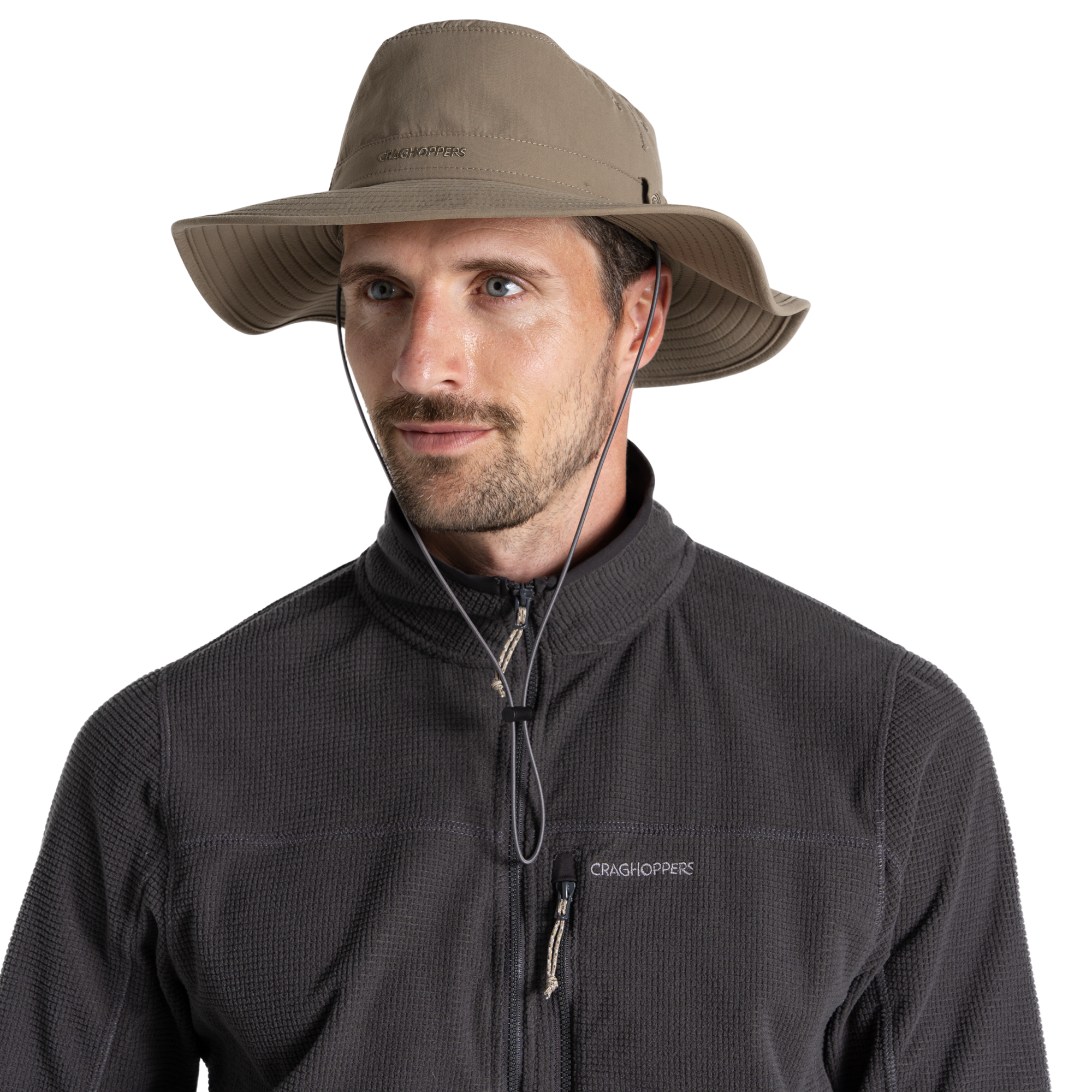 Craghoppers Unisex NosiLife Outback II Sun Hat (Pebble)