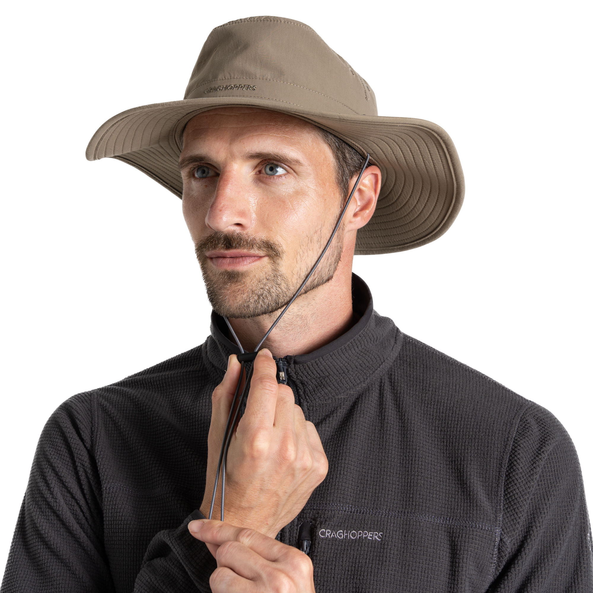 Craghoppers Unisex NosiLife Outback II Sun Hat (Pebble)