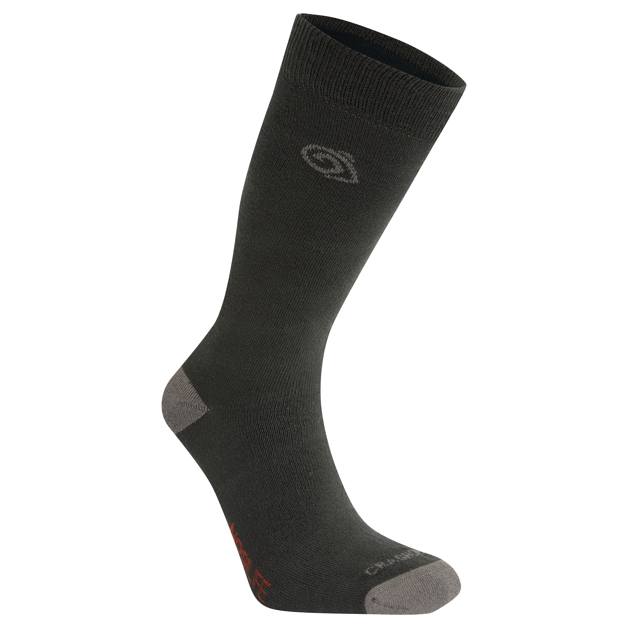 Craghoppers Unisex Nosilife Travel Socks (Black Pepper/Mid Grey)