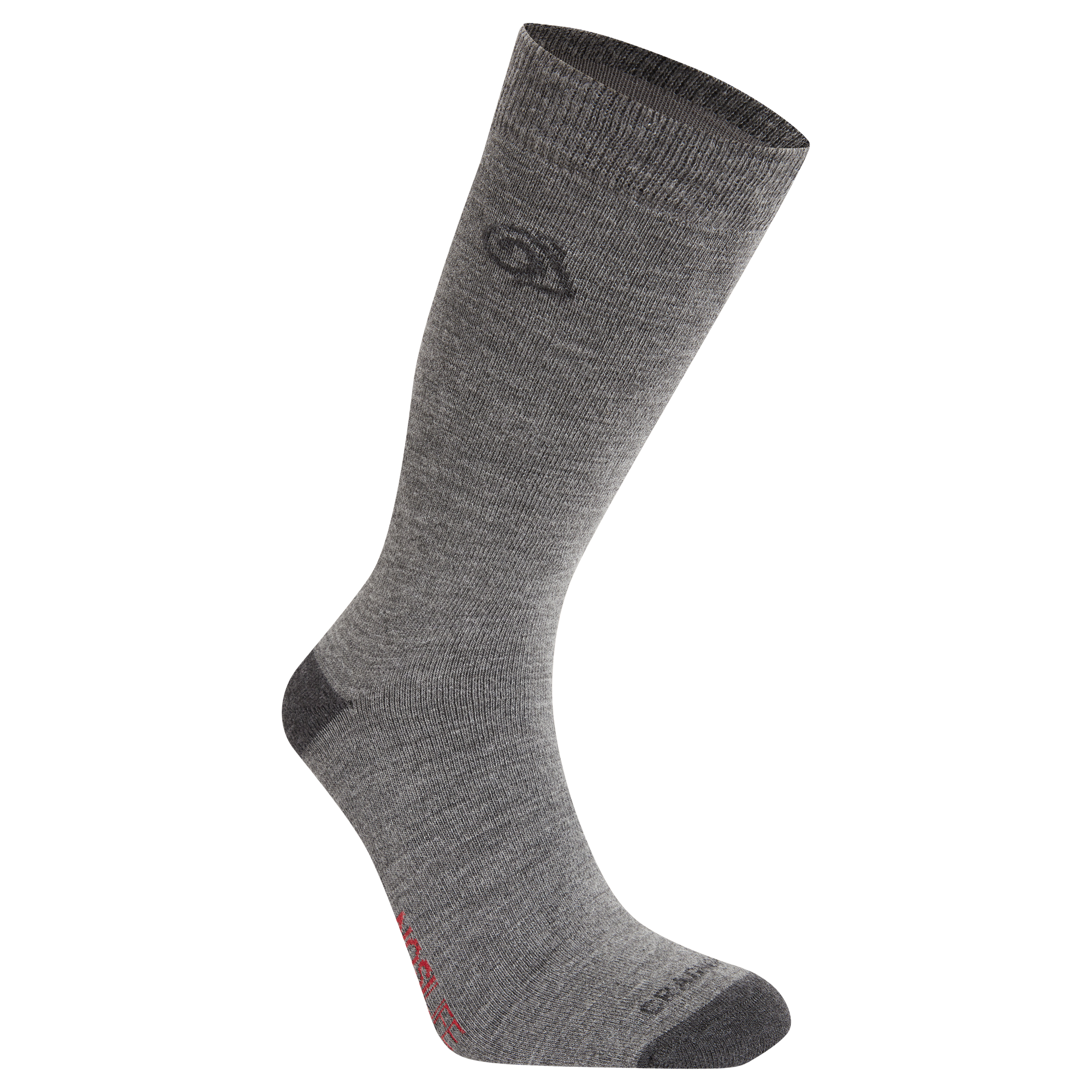 Craghoppers Unisex Nosilife Travel Merino Blend Wool Socks (Coast Grey)