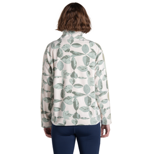 Craghoppers Women's Annjela Half Zip Fleece Top (Ice Matcha Print)