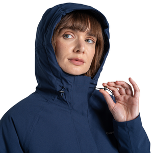 Craghoppers Women's Caldbeck II Thermic Waterproof Insulated Jacket (Blue Navy)