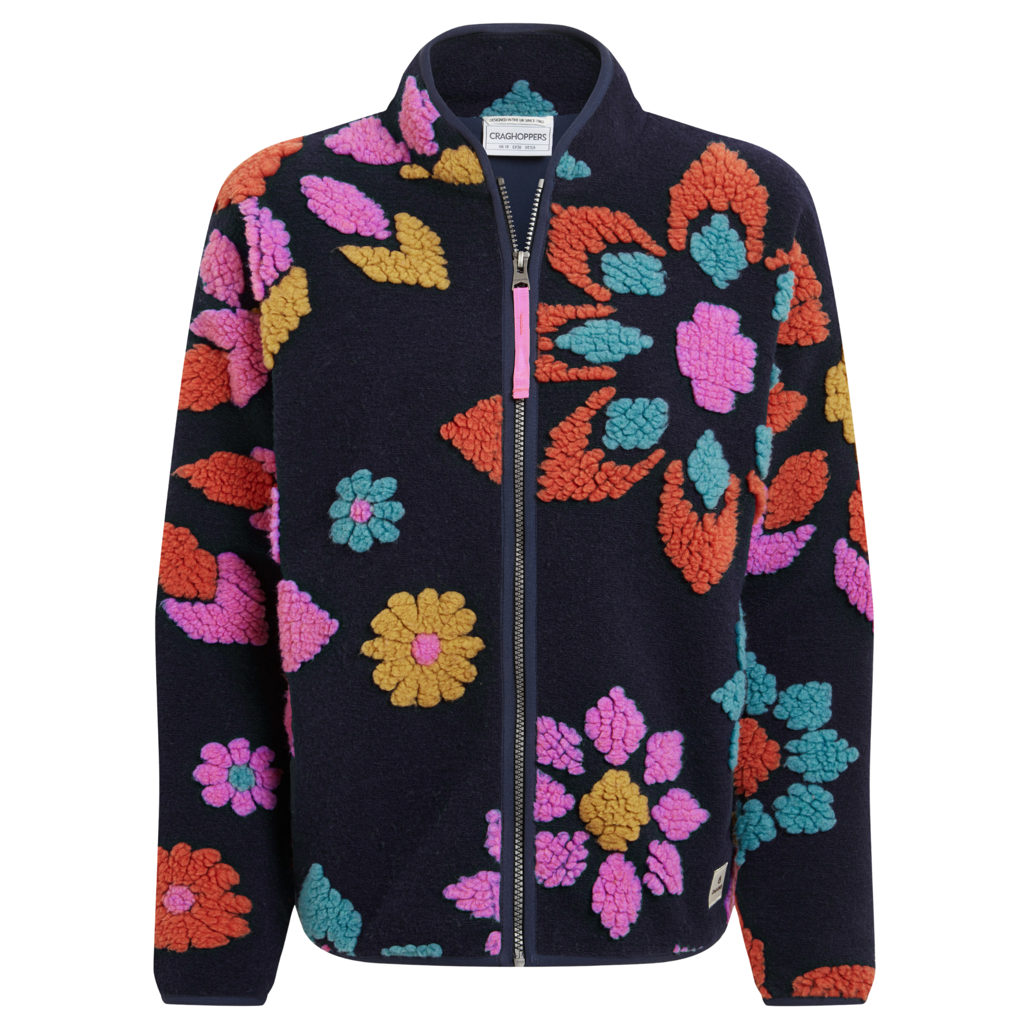 Craghoppers Women's Catalina Full Zip Fleece (Dark Sapphire Print)