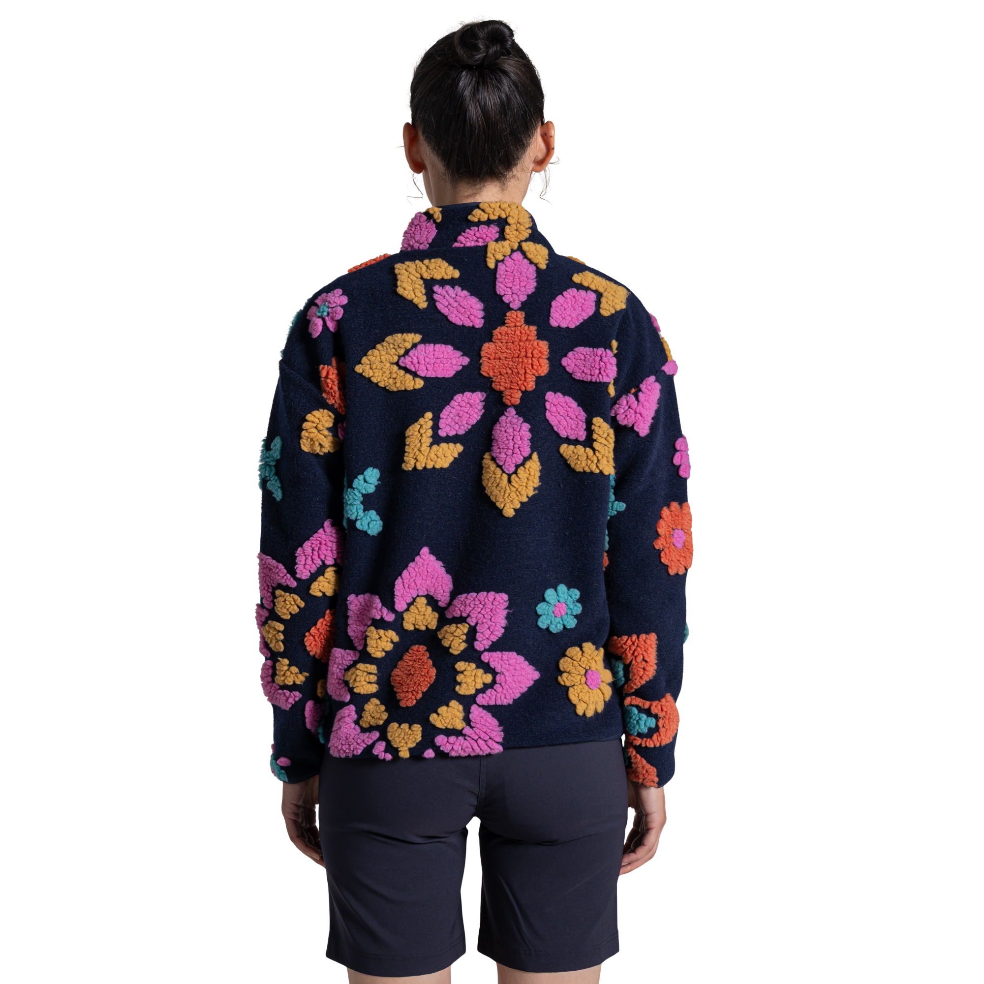Craghoppers Women's Catalina Full Zip Fleece (Dark Sapphire Print)