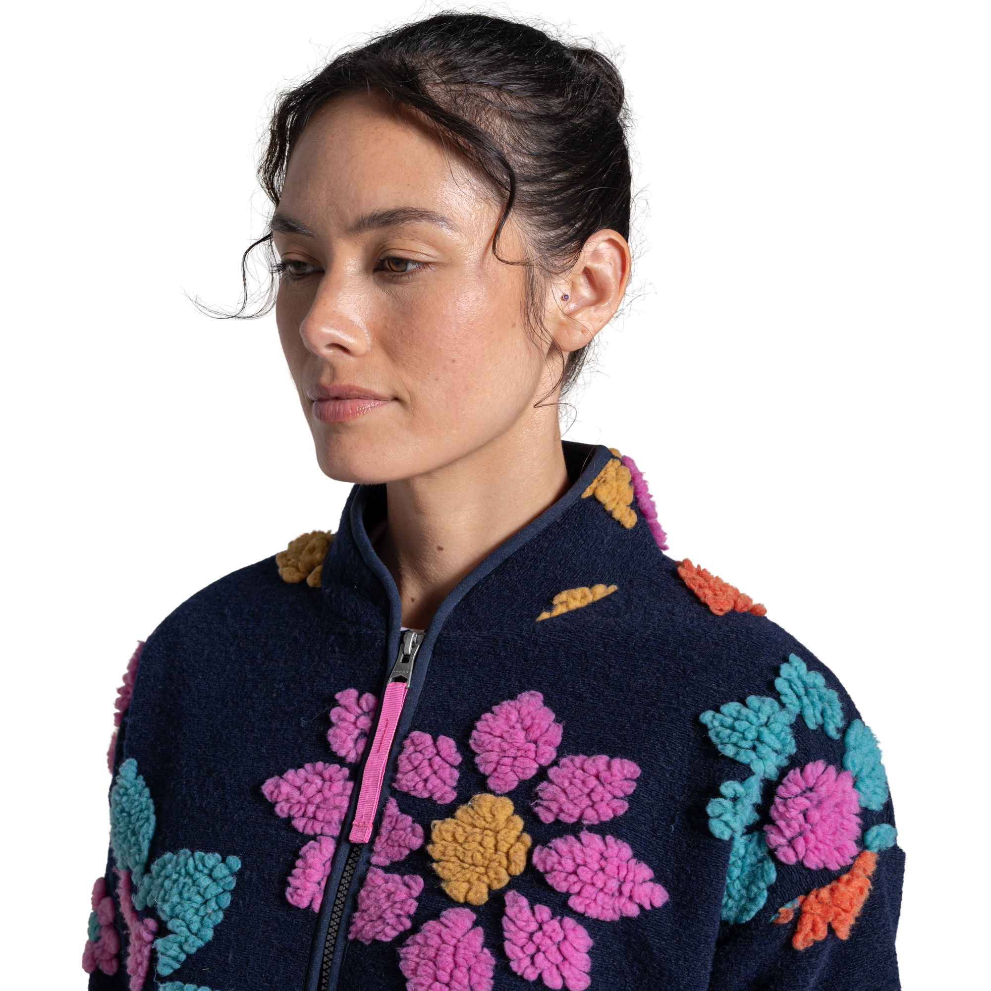 Craghoppers Women's Catalina Full Zip Fleece (Dark Sapphire Print)