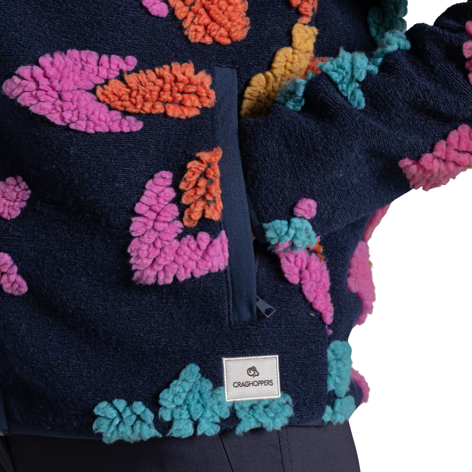 Craghoppers Women's Catalina Full Zip Fleece (Dark Sapphire Print)