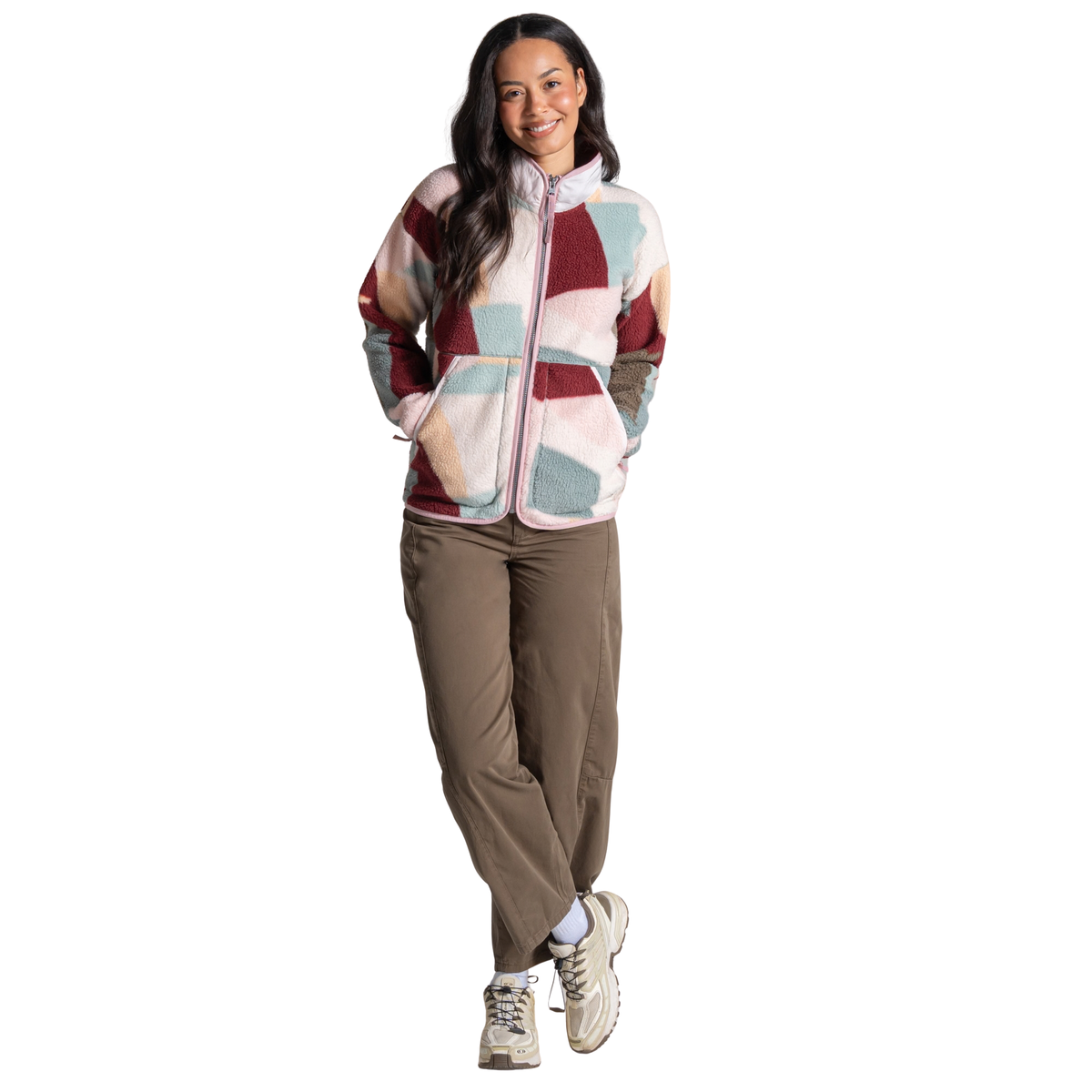 Craghoppers Women's Dante Full Zip Fleece (Glacial Green)
