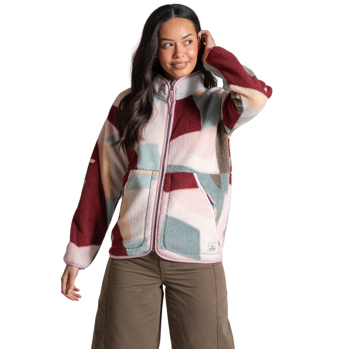 Craghoppers Women's Dante Full Zip Fleece (Glacial Green)