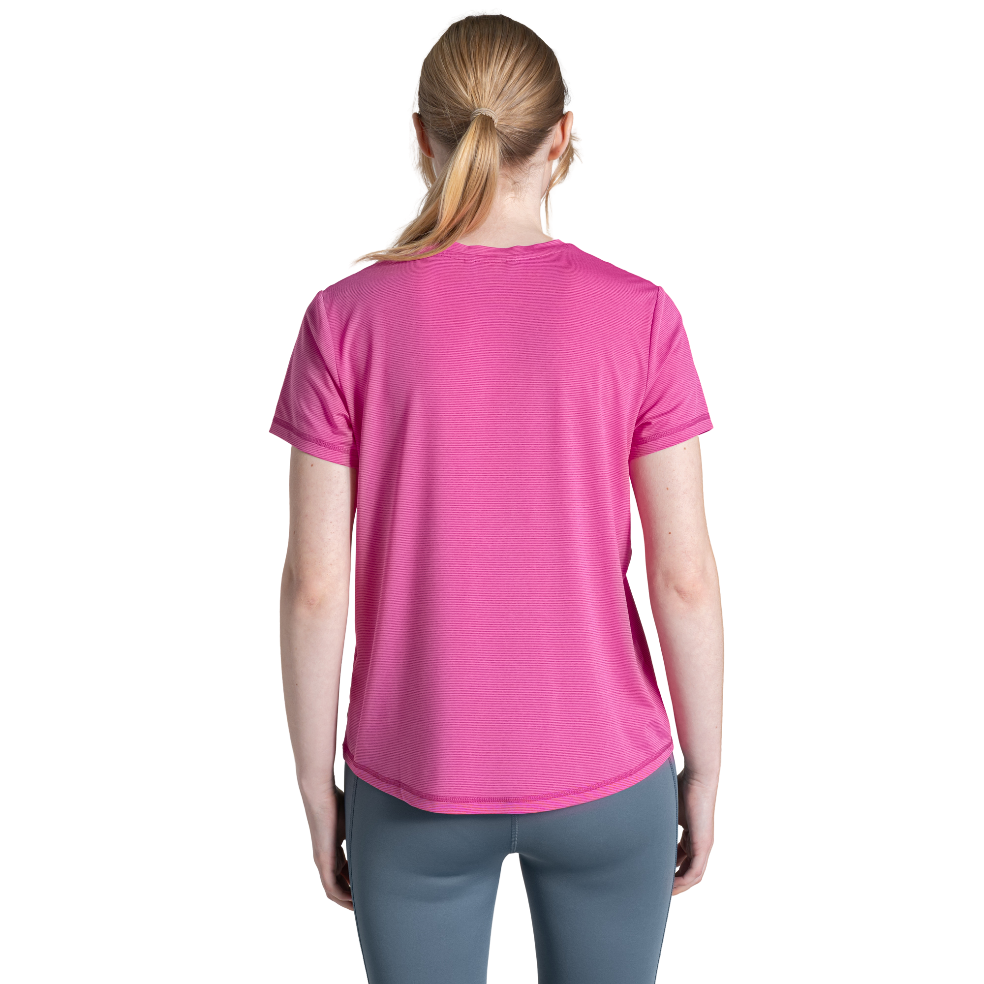 Craghoppers Women's Ellie II Short Sleeve UPF50 Technical Tee (Damask Rose)