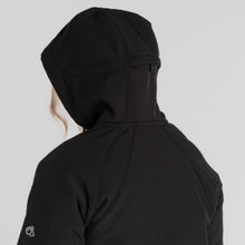 Load image into Gallery viewer, Craghoppers Women&#39;s Gwen Hooded Softshell Jacket (Black)
