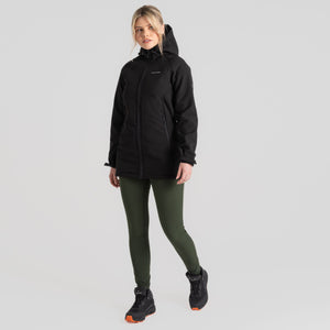 Craghoppers Women's Gwen Hooded Softshell Jacket (Black)