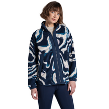 Load image into Gallery viewer, Craghoppers Women&#39;s Kidsy Full Zip Fleece (Dark Sapphire Print)
