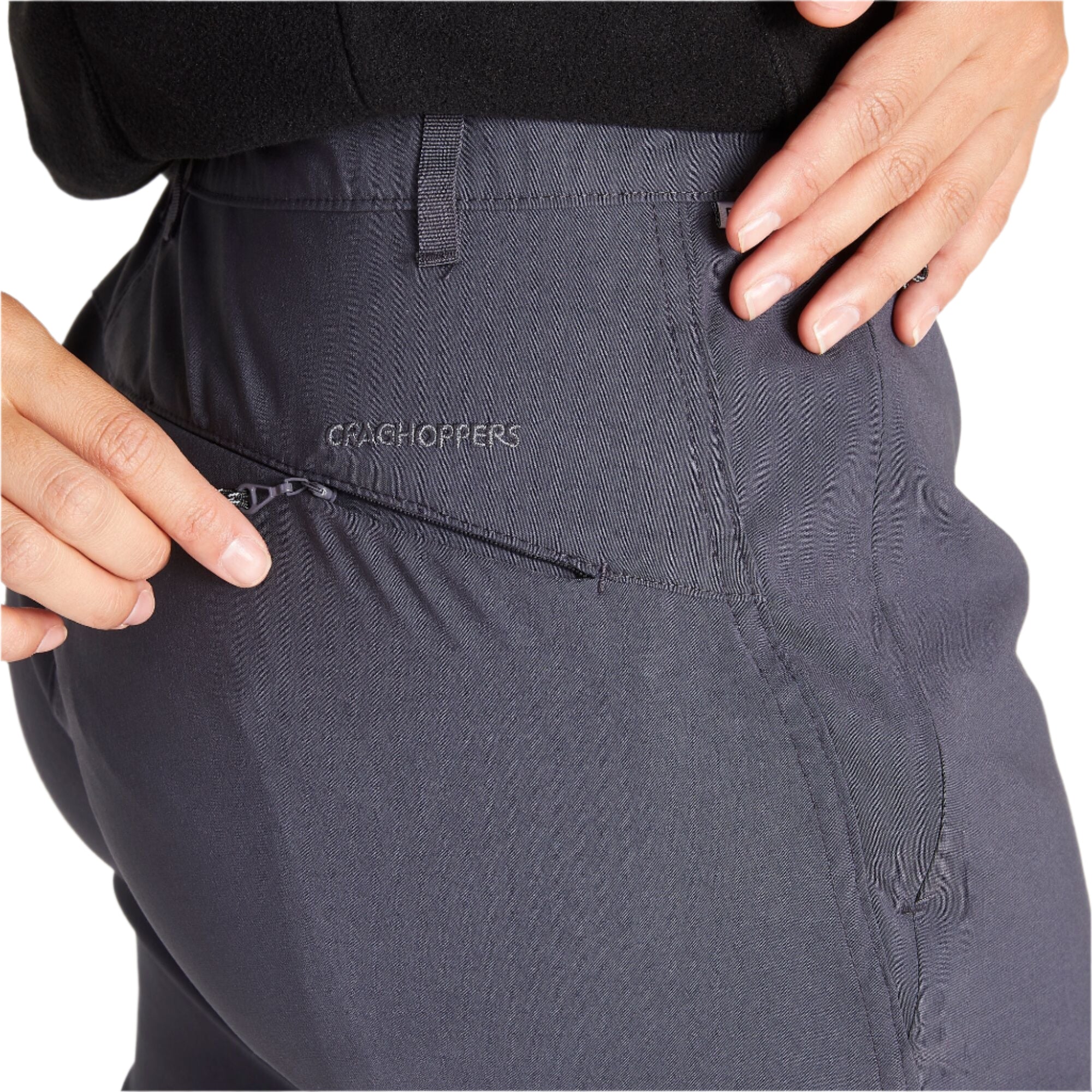 Craghoppers Women's Kiwi Pro II NosiDefence UPF50 Trousers (Graphite)(2024 Version)