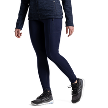 Load image into Gallery viewer, Craghoppers Women's Kiwi Pro UPF50 Leggings (Blue Navy)
