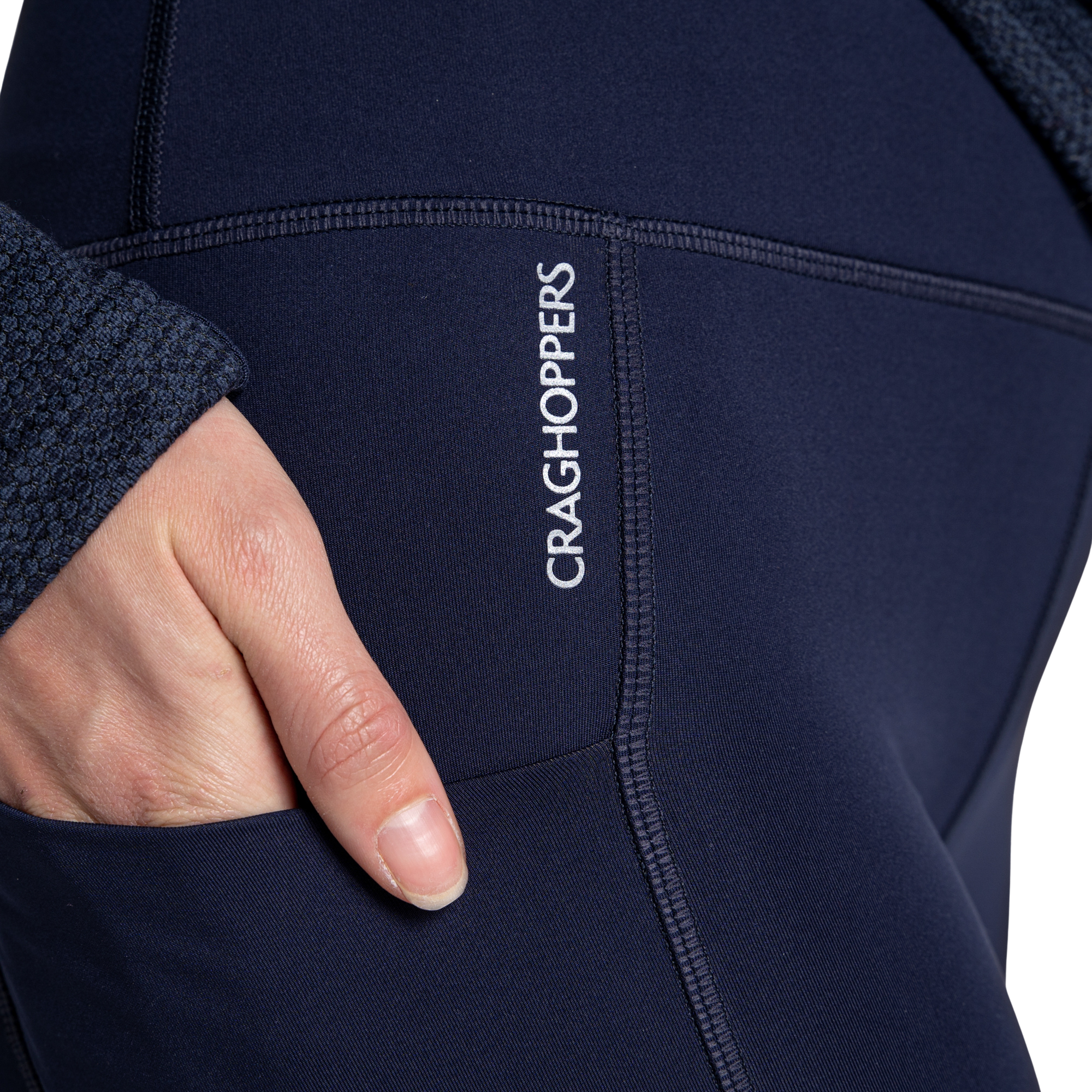 Craghoppers Women's Kiwi Pro UPF50 Thermo Thermal Leggings Tights Blue Navy 7V1 CWJ1334 CWJ1335
