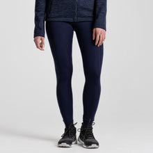 Load image into Gallery viewer, Craghoppers Women&#39;s Kiwi Pro UPF40 Thermal Leggings (Blue Navy)
