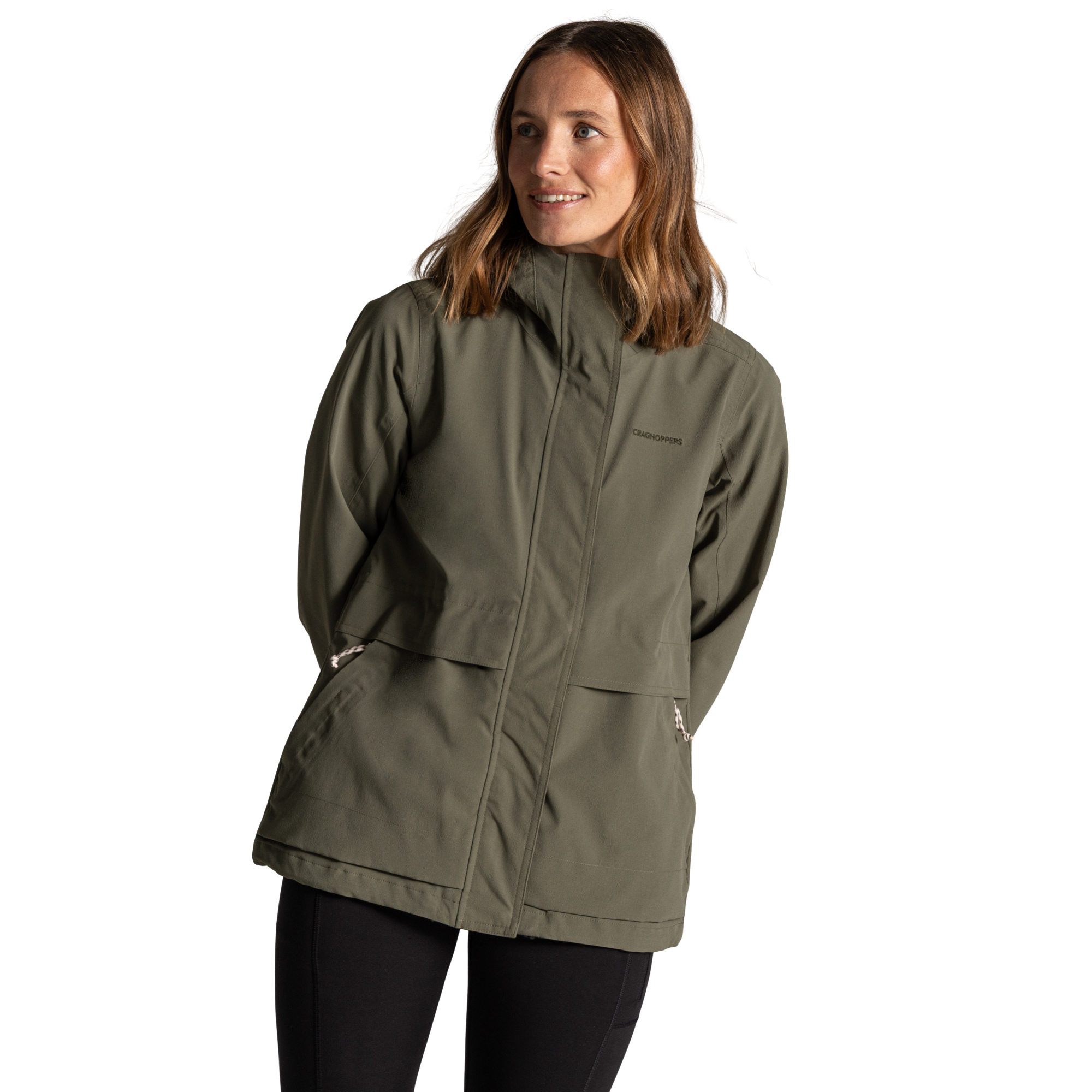 Craghoppers Women's Maryam Waterproof Jacket (Dark Sage)