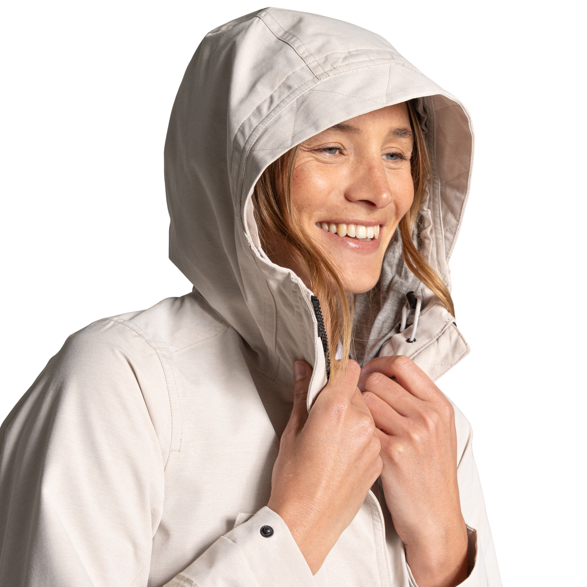 Craghoppers Women's Maryam Waterproof Jacket (Oyster)