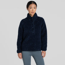 Load image into Gallery viewer, Craghoppers Women&#39;s Massey Overhead Half Snap Fleece (Blue Navy)
