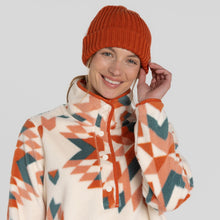 Load image into Gallery viewer, Craghoppers Women&#39;s Massey Overhead Half Snap Fleece (Clay Print)
