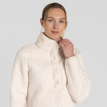 Load image into Gallery viewer, Craghoppers Women&#39;s Massey Overhead Half Snap Fleece (Ecru)
