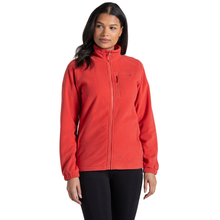 Load image into Gallery viewer, Craghoppers Women&#39;s Miska Plus II Full Zip Fleece (Compote Red)
