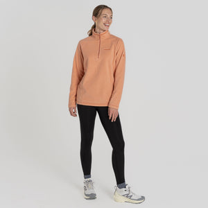 Craghoppers Women's Miska VI Half Zip Fleece Top (Clay)