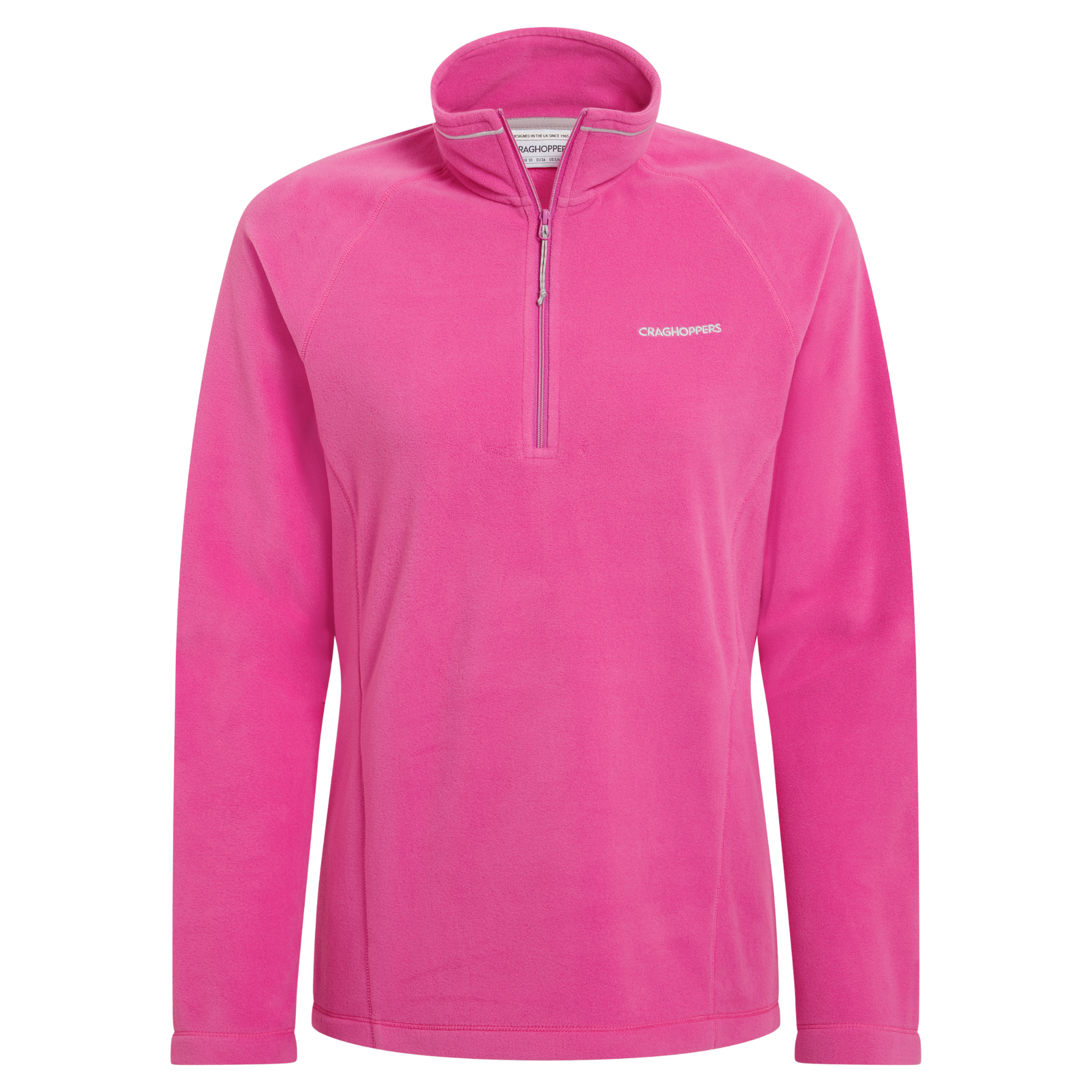 Craghoppers Women's Miska VI Half Zip Fleece Top (Damask Rose)
