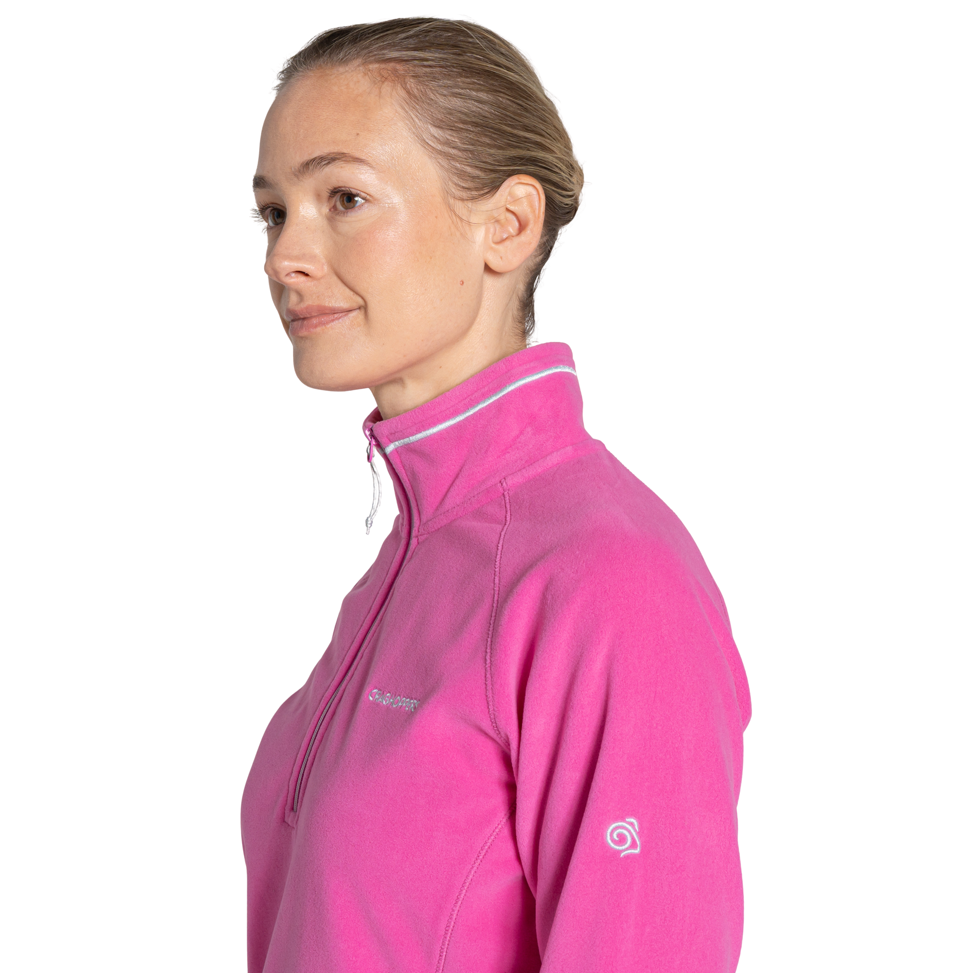 Craghoppers Women's Miska VI Half Zip Fleece Top (Damask Rose)