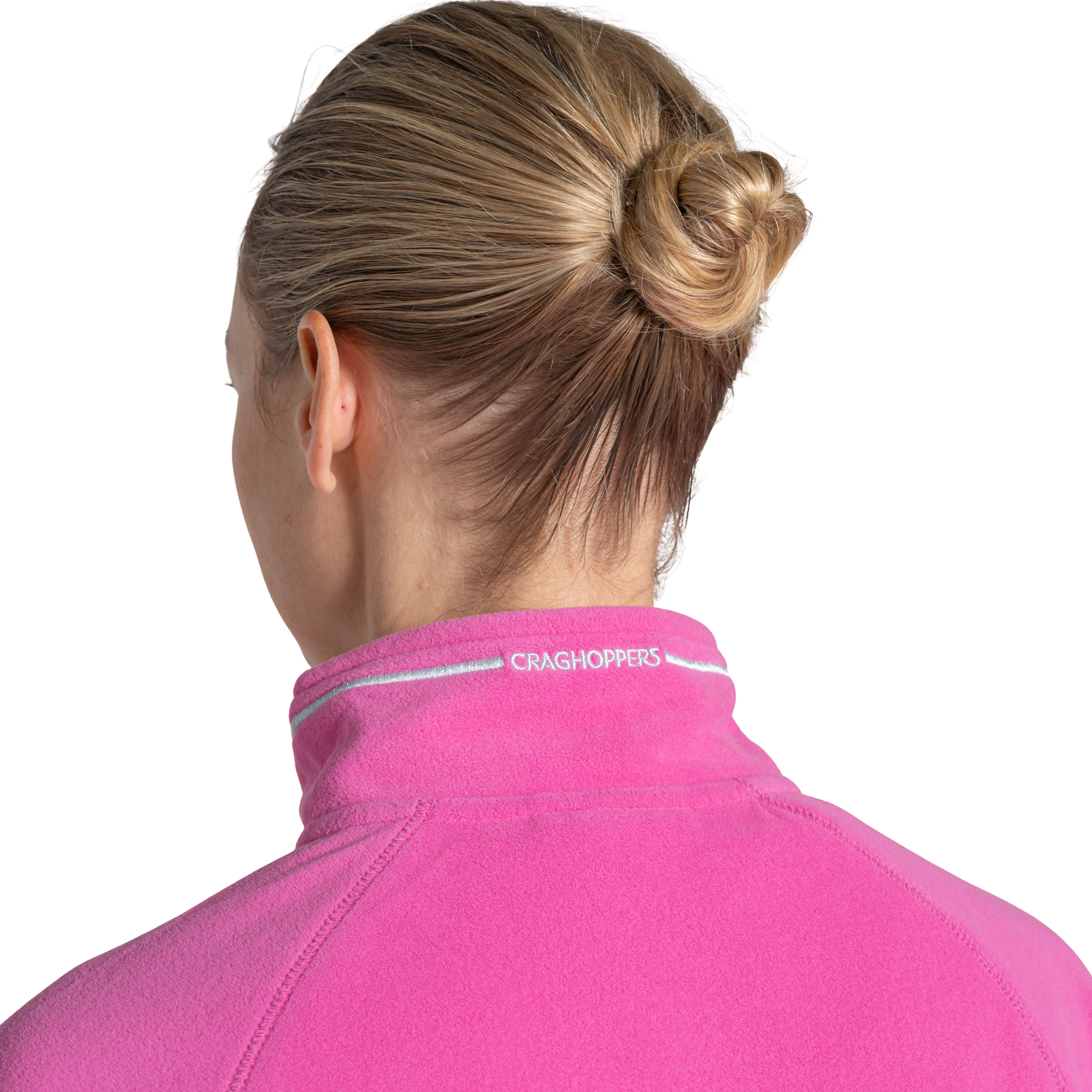 Craghoppers Women's Miska VI Half Zip Fleece Top (Damask Rose)