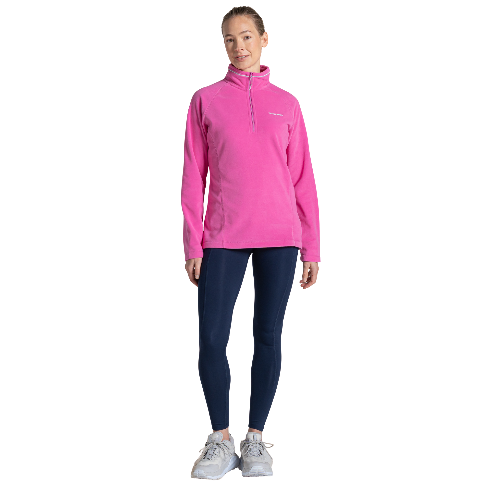 Craghoppers Women's Miska VI Half Zip Fleece Top (Damask Rose)