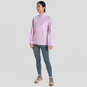 Craghoppers Women's Miska VI Half Zip Fleece Top (Orchid)