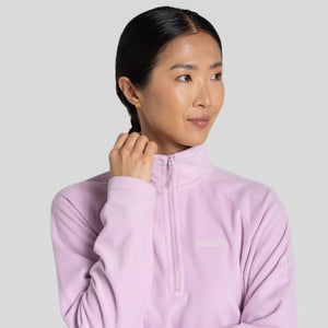 Craghoppers Women's Miska VI Half Zip Fleece Top (Orchid)