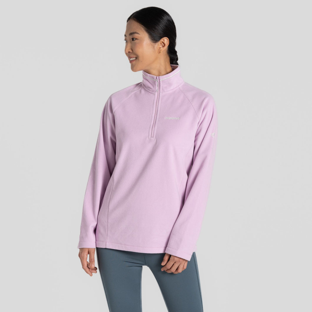 Craghoppers Women's Miska VI Half Zip Fleece Top (Orchid)